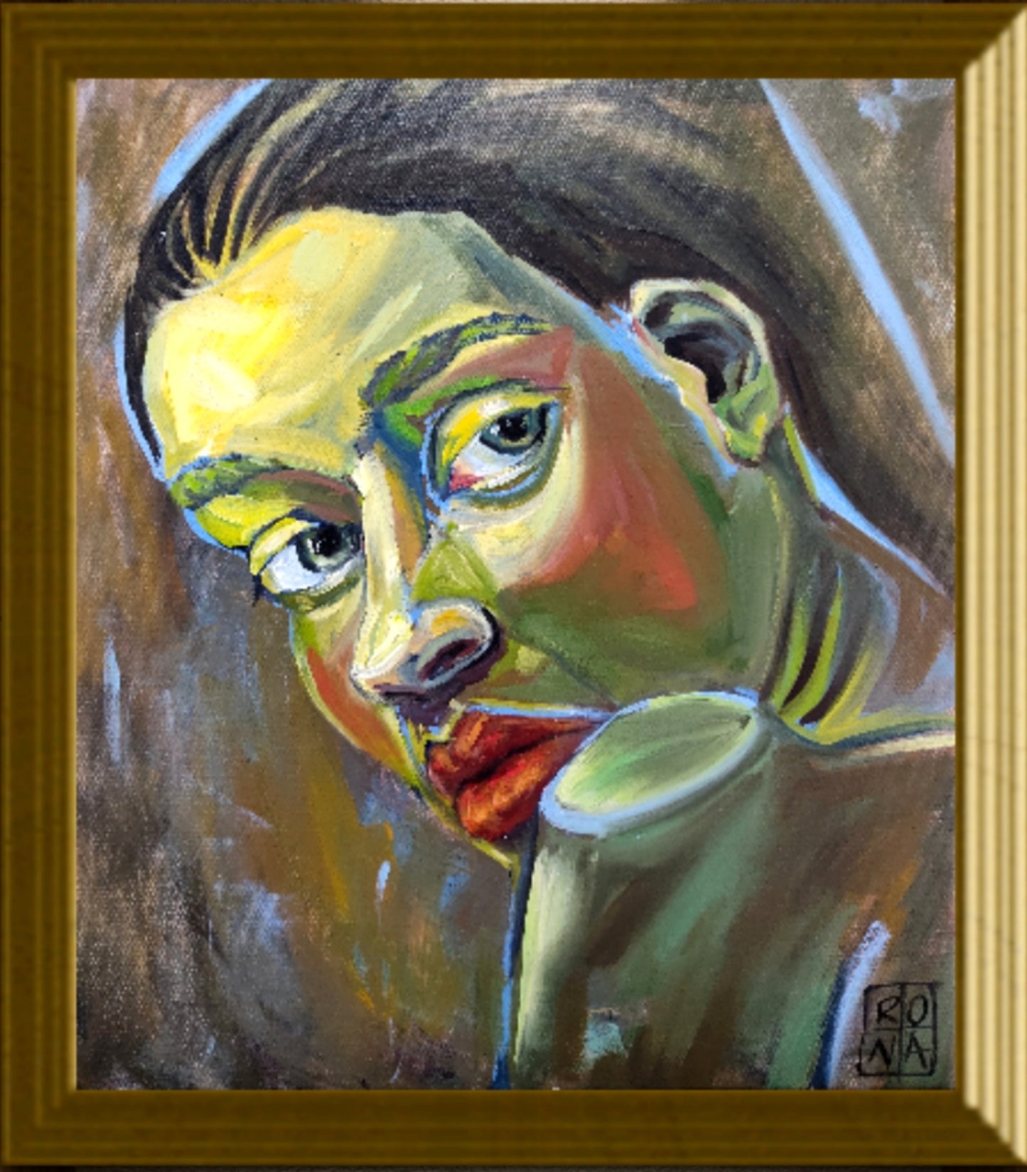 Nothing but a green portrait