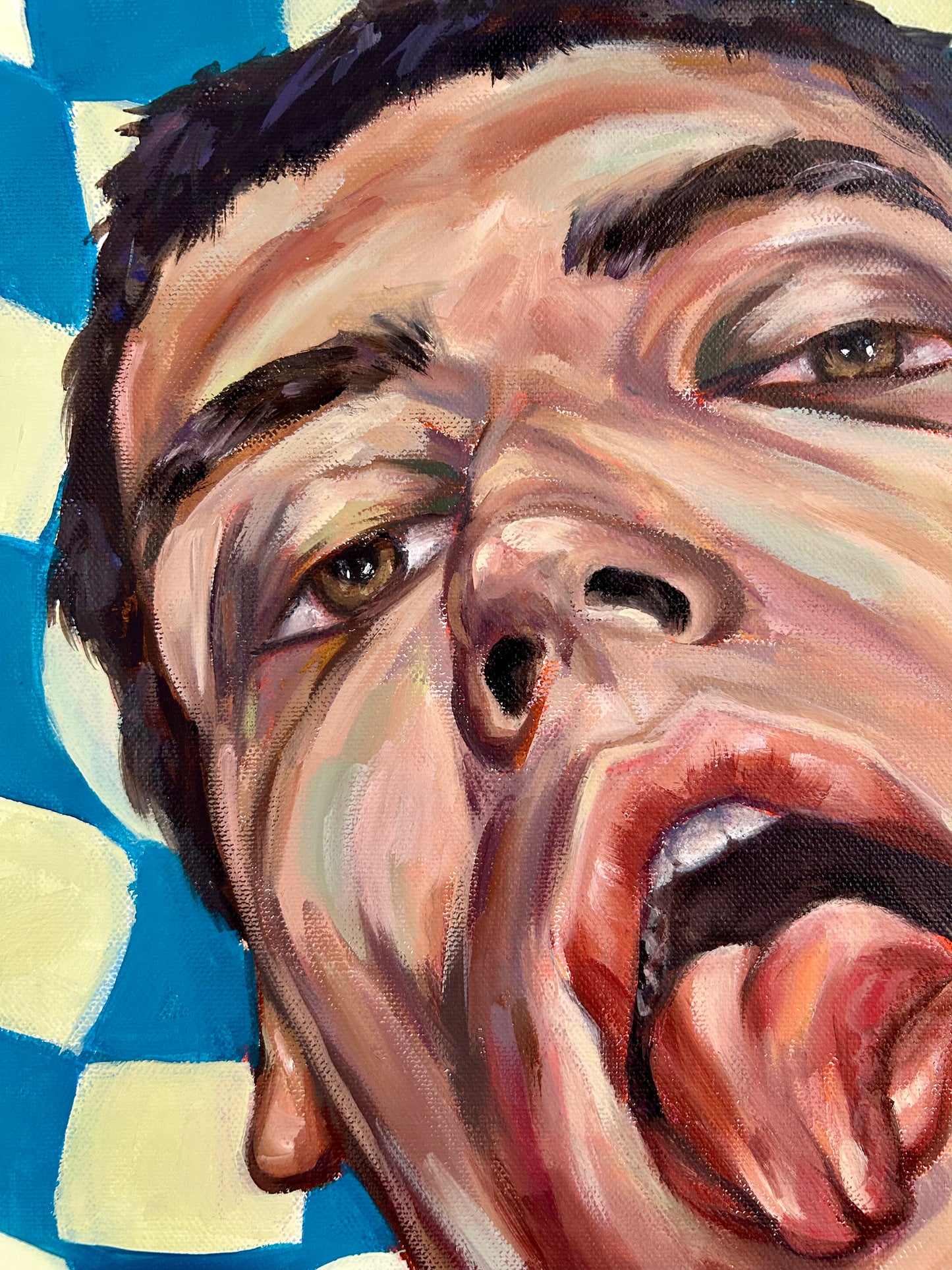“The Kiss — playing with the boundary between desire and distortion.”