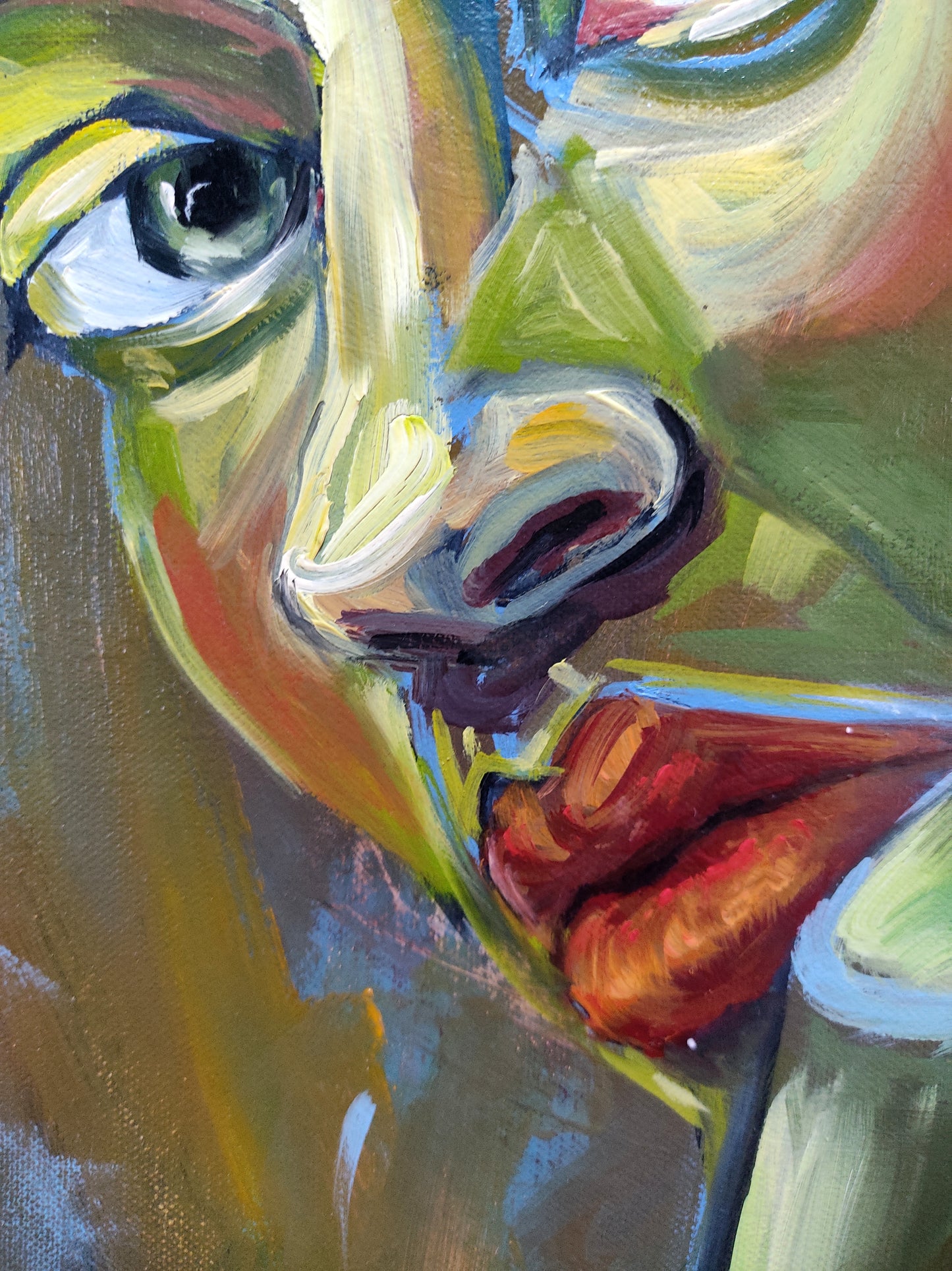 Nothing but a green portrait