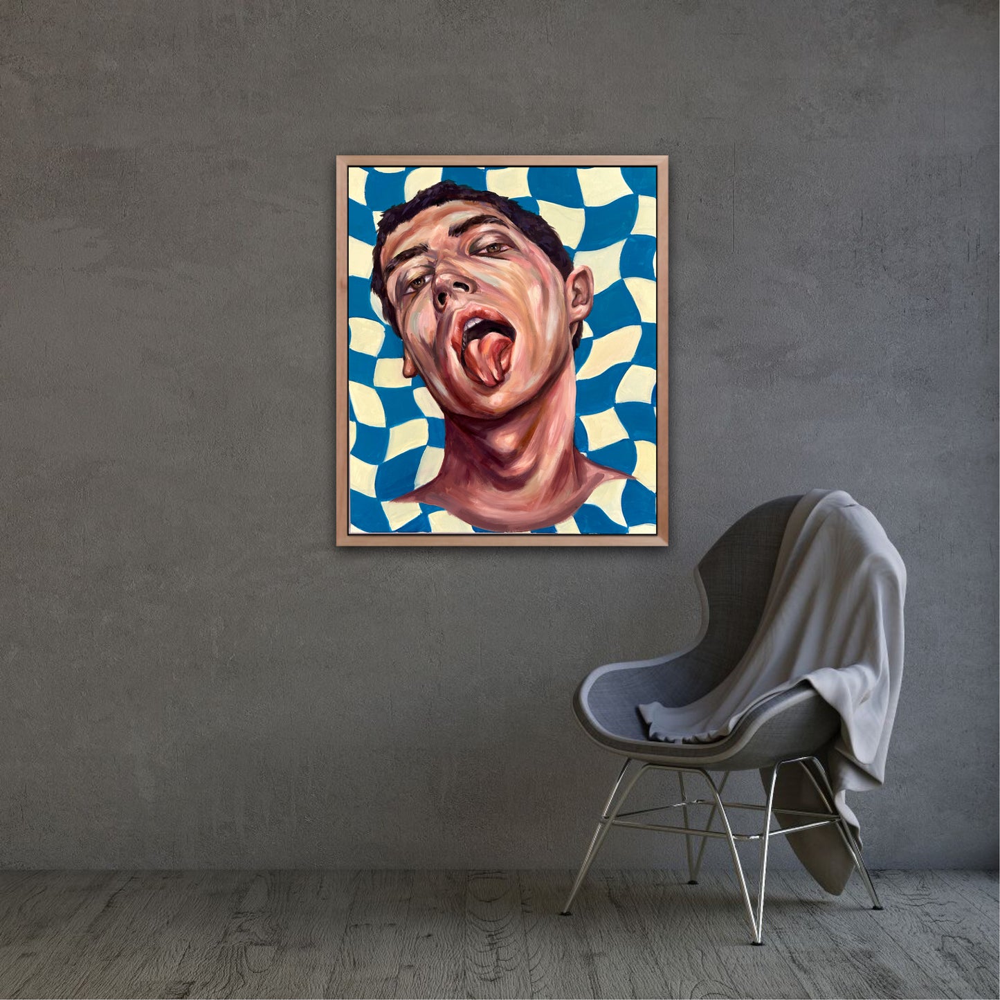 “The Kiss — playing with the boundary between desire and distortion.”