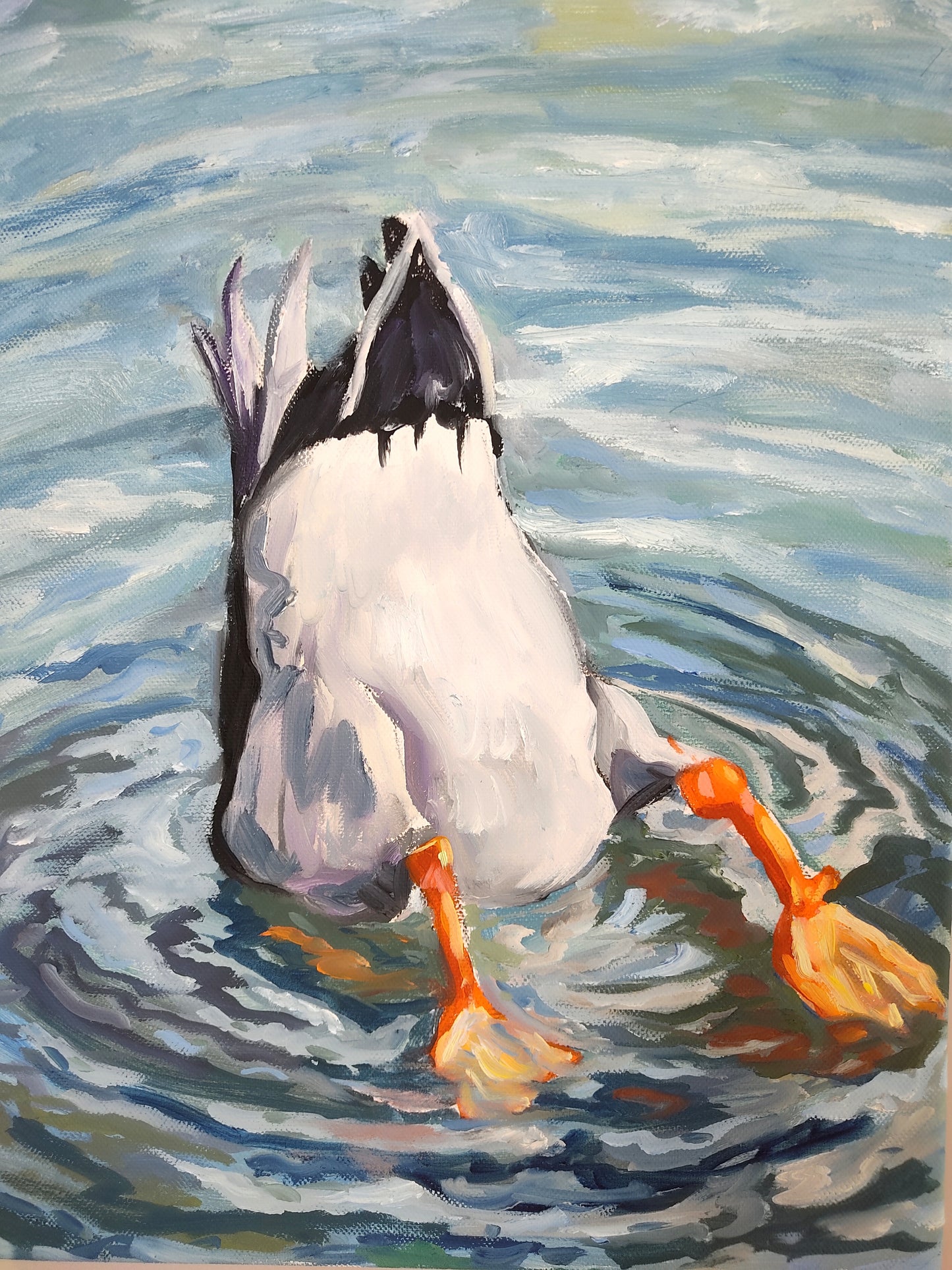 Upside down duck