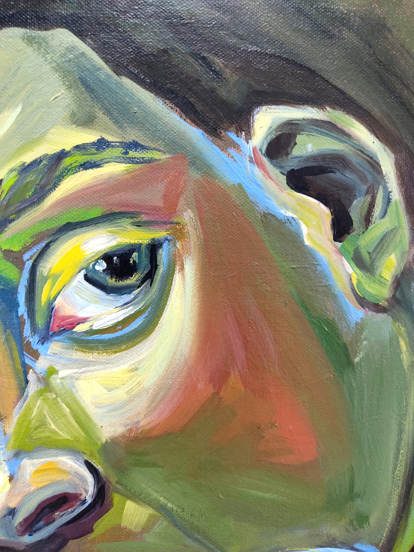 Nothing but a green portrait